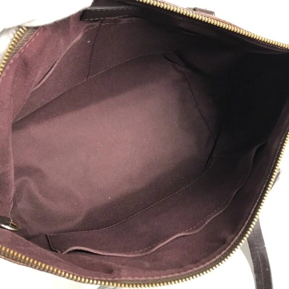 LOUIS VUITTON N41012 Damier Jena PM Tote Bag Shoulder Bag Canvas Ebene Brown - Picture 11 of 16